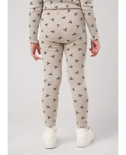 CLE Лосины дев. 756892шн, бежевый/чёрный