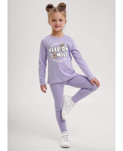 CLE Лосины дев. 757121/22ш, св.фиолетовый