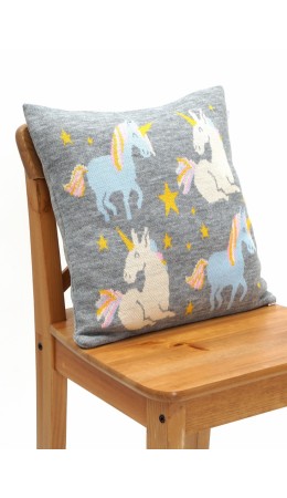 CLE Наволочка 171803ак 30*40, голубой/св.серый