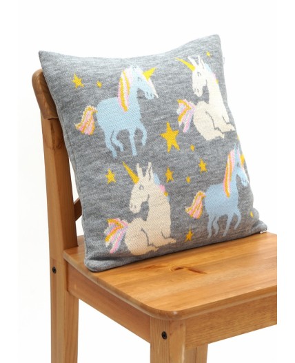 CLE Наволочка 171803ак 30*40, голубой/св.серый