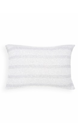 CLE Наволочка 171878хпэ 30*50, молочный/меланж св.серый