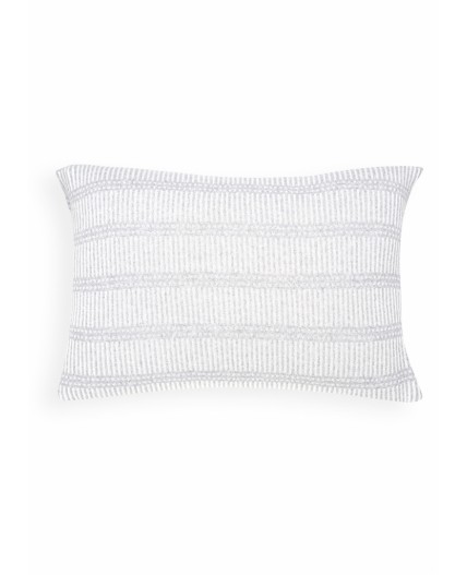 CLE Наволочка 171878хпэ 30*50, молочный/меланж св.серый