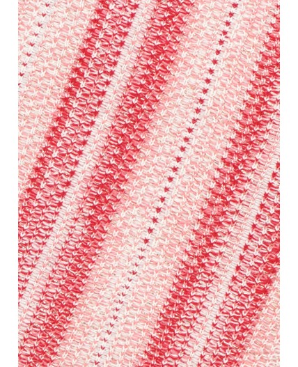 CLE Наволочка 171882ак 40*40, бежевый/бордовый