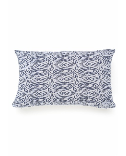 CLE Наволочка 171885хпэ 35*50, т.синий/меланж св.серый