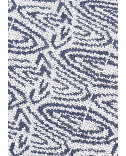 CLE Наволочка 171885хпэ 35*50, т.синий/меланж св.серый