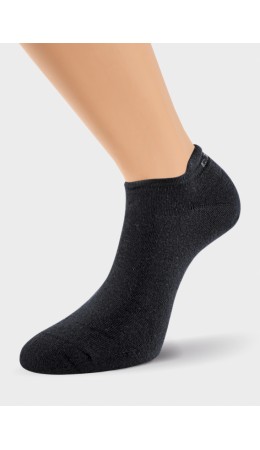 CLE Носки жен.Д202М плюш укор, чёрный