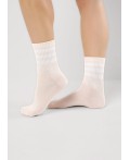 CLE Носки жен.Д5565 мускат хл+эл, св.розовый