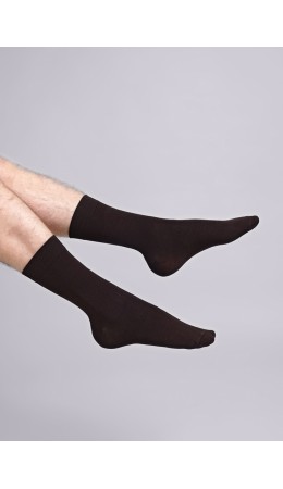 CLE Носки муж.М100Л мерс.хл, коричневый
