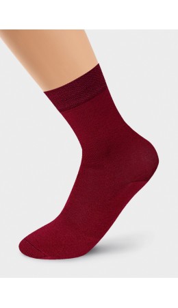 CLE Носки муж.М100Л мерс.хл, бордовый