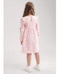 CLE Платье дев. 756740кдн, св.розовый/молочный