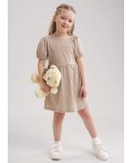 CLE Платье дев. 757145кдн, бежевый/св.коричневый