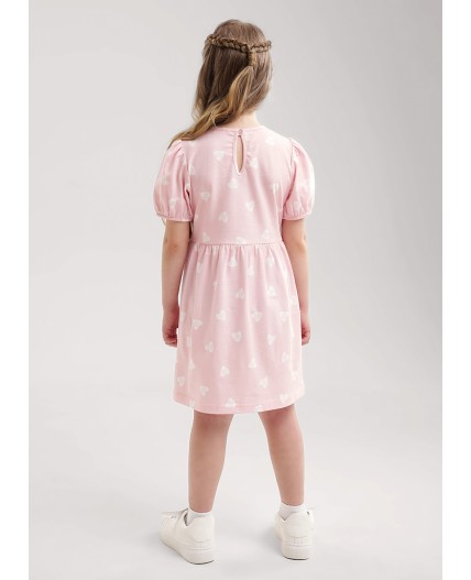 CLE Платье дев. 757145кдн, св.розовый/молочный