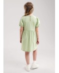 CLE Платье дев. 757145кдн, св.зелёный/молочный