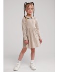 CLE Платье дев. 757146кдн, бежевый/св.коричневый