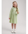 CLE Платье дев. 757146кдн, св.зелёный/молочный