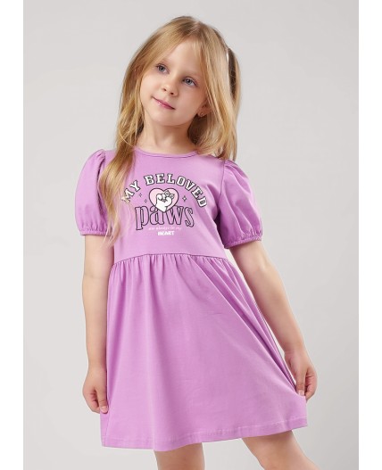 CLE Платье дев. 757206кд_п, т.розовый