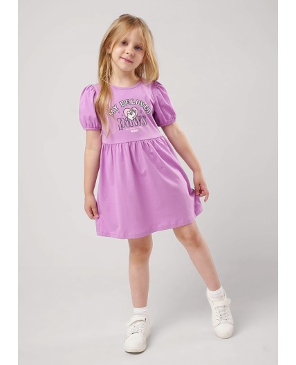 CLE Платье дев. 757206кд_п, т.розовый