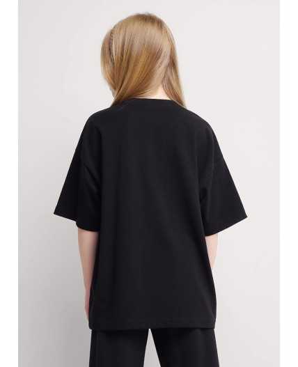 CLE Футболка дев. 756885/25кд_п2, чёрный