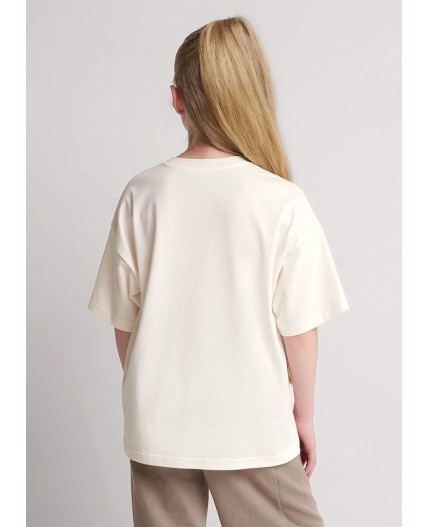 CLE Футболка дев. 756885/25кд_п3, молочный