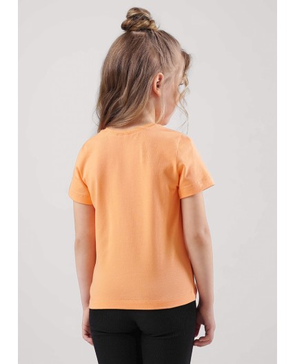 CLE Футболка дев. 757118г_п, св.оранжевый