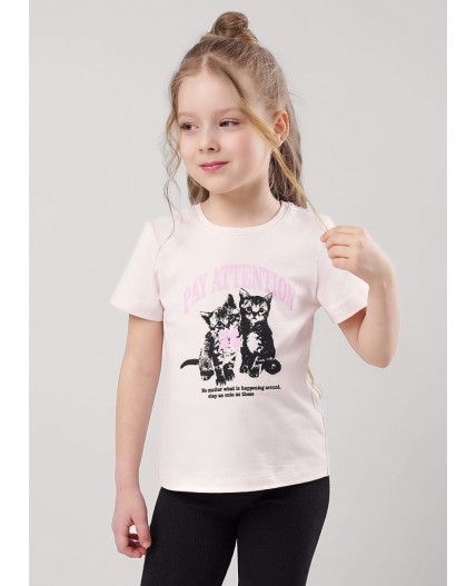 CLE Футболка дев. 757118г_п, св.розовый