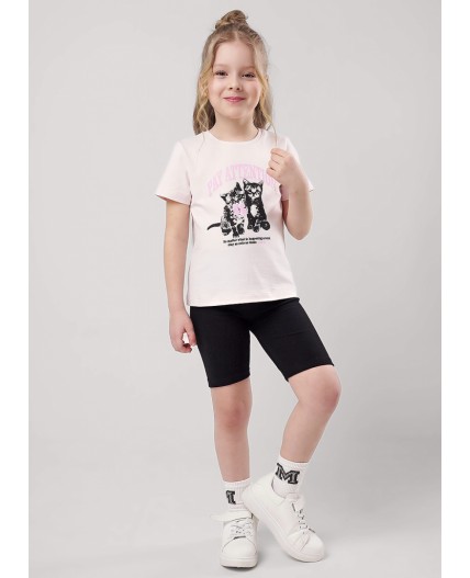 CLE Футболка дев. 757118г_п, св.розовый