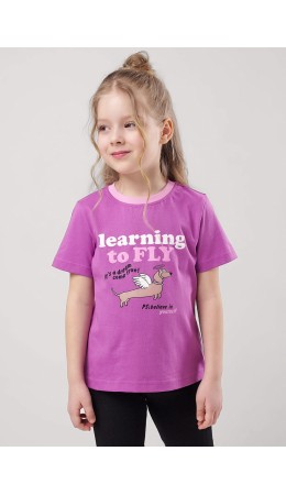 CLE Футболка дев. 757119кд_п, розовый