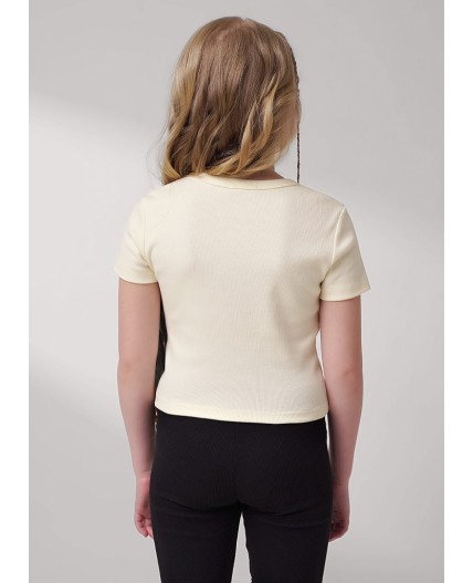 CLE Футболка дев. 757135/22ш, молочный