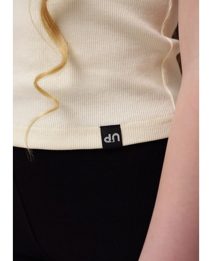 CLE Футболка дев. 757135/22ш, молочный