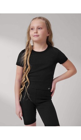 CLE Футболка дев. 757135/22ш, чёрный