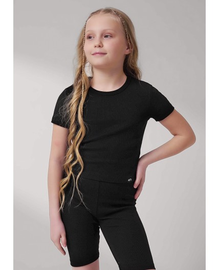CLE Футболка дев. 757135/22ш, чёрный