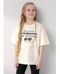 CLE Футболка дев. 757137/22кд_п, молочный