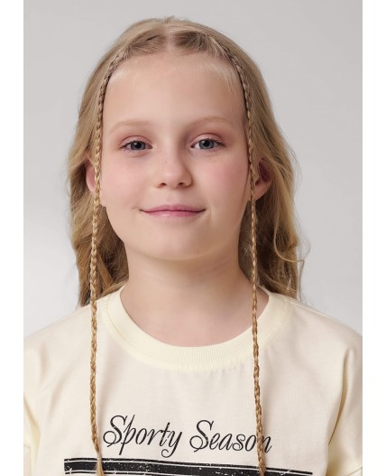 CLE Футболка дев. 757137/22кд_п, молочный