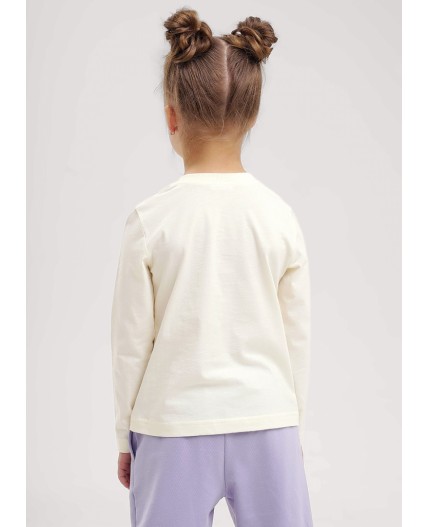 CLE Фуфайка дев. 757125/22кд_п, молочный