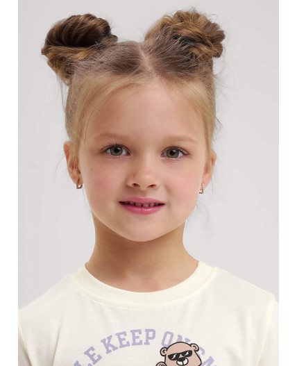 CLE Фуфайка дев. 757125/22кд_п, молочный