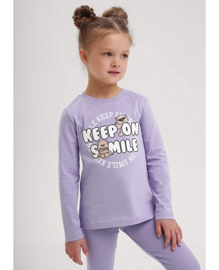 CLE Фуфайка дев. 757125/22кд_п, св.фиолетовый