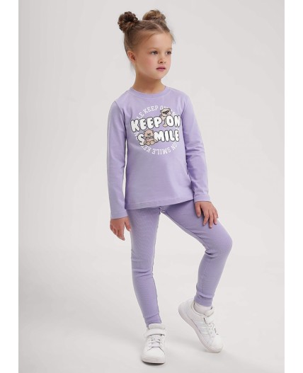 CLE Фуфайка дев. 757125/22кд_п, св.фиолетовый