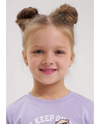 CLE Фуфайка дев. 757125/22кд_п, св.фиолетовый