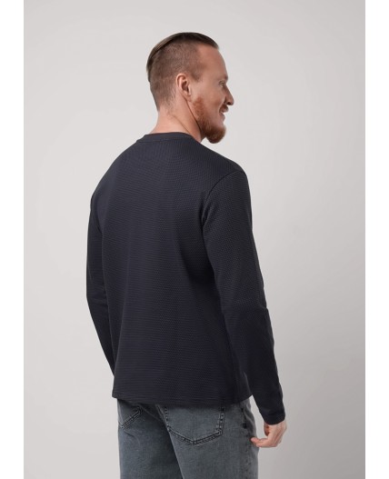 CLE Фуфайка муж. 442407/05кжн, т.серый/чёрный