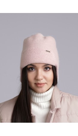 CLE Шапка 'Ушанка' жен. 434002паш, св.розовый
