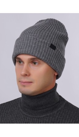 CLE Шапка 423565аш, меланж серый