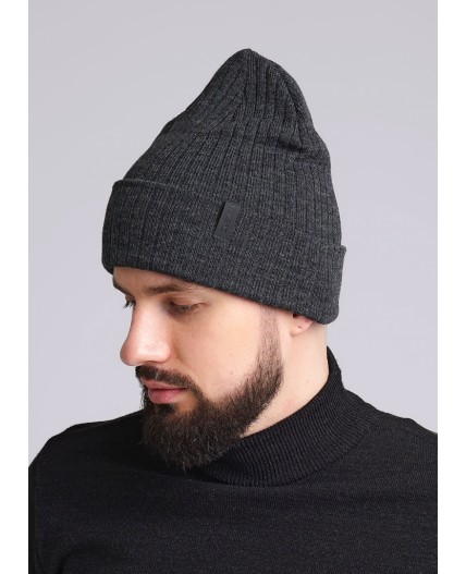 CLE Шапка 433610ша, меланж т.серый