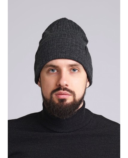 CLE Шапка 433610ша, меланж т.серый