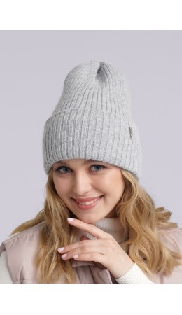 CLE Шапка 433810паш, меланж св.серый