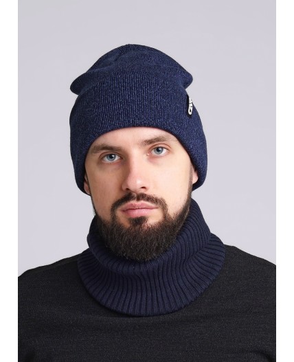 CLE Шапка 433922аш, т.синий/чёрный