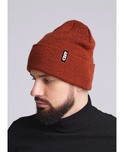 CLE Шапка 433922аш, терракотовый/чёрный