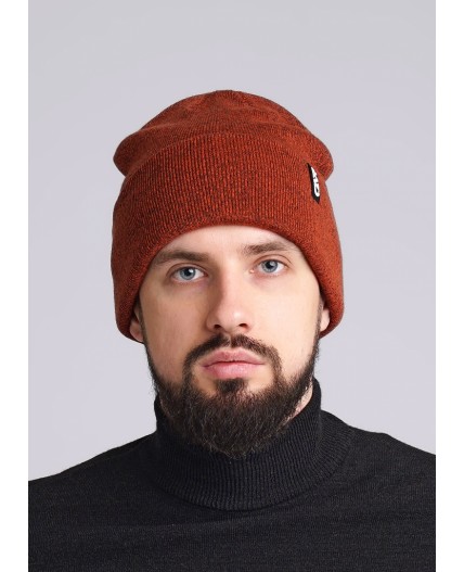 CLE Шапка 433922аш, терракотовый/чёрный