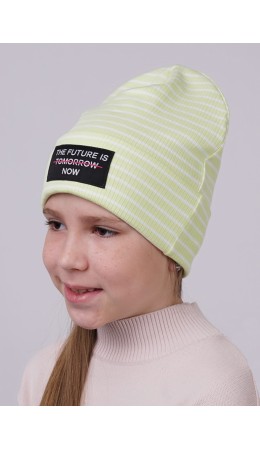 CLE Шапка дет. 525870ш, св.зелёный/белый