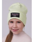 CLE Шапка дет. 525870ш, св.зелёный/белый