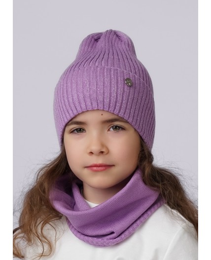 CLE Шапка дет. 533759ха, св.фиолетовый/серебро
